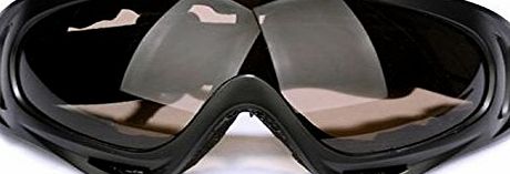 Viskey Multisport Glasses/ Riding Glasses Black Frame Dark Brown Lens