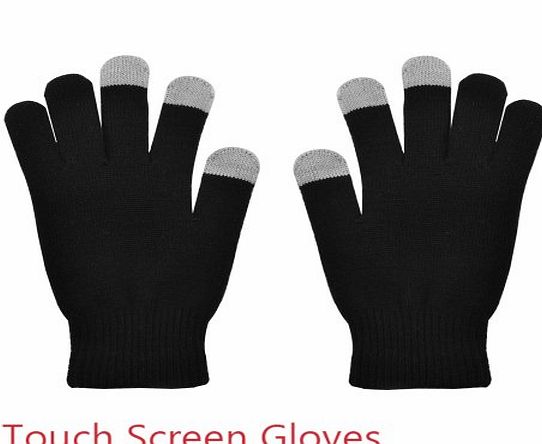 Viskey Unisex Smart Touch Screen Warm Winter Gloves for iPhone 5 /iPad 4/ iPad Mini iPhone 3 3GS 4 4S iPad 2 3 Blackberry Samsung i9100 HTC and other smart phones, PDAs, Compatible with : ALL Touch screen de