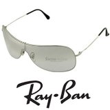 RAY BAN Shield 3211 Sunglasses - Silver