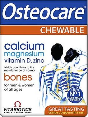 Vitabiotics, 2041[^]10066134 Osteocare Chewable Tablets with sweetener - 30