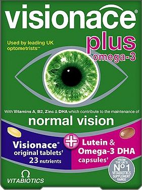 Vitabiotics, 2041[^]10072508 Visionace Plus Omega-3 Dual Pack 56