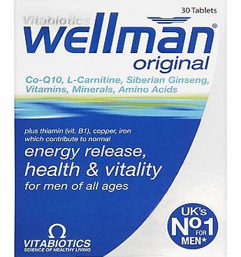 Vitabiotics Wellman Original Tablets - 30 10001200
