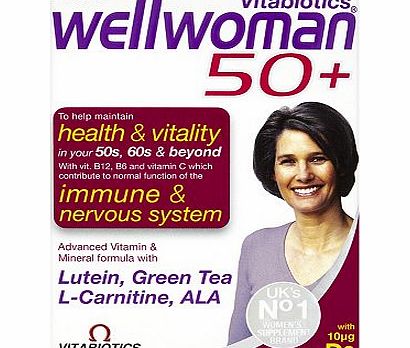 Vitabiotics Wellwoman 50 plus - 30 tablets 10072511