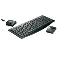 Vivanco Wireless Design Desktop Keyboard and Rechargeable Mouse USB Black