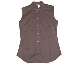Vivienne Westwood Frayed edge sleeveless shirt