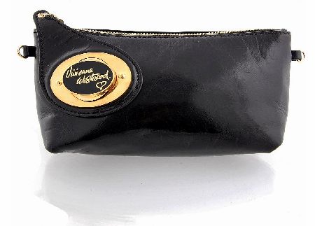 Vivienne Westwood Patent Chatelaine Black Bag
