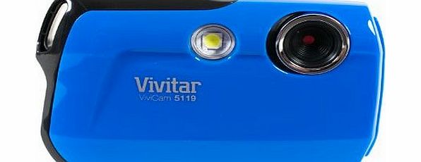 Vivitar Ultra Compact Digital Camera Vivitar Vivicam 5119 5.1 Megapixel - Blue (5.1MP, 4x Zoom, 1.8`` Screen, Anti-Shake)