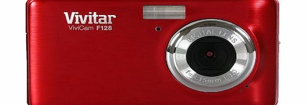 Vivitar Vivicam VF128-RED-GRA VF128 F128 Red 14 megapixel 4x Digital Compact Camera