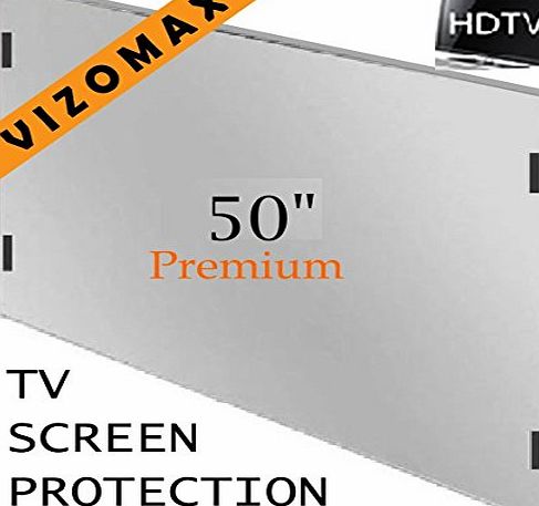Vizomax 49 - 50 inch Vizomax TV Screen Protector for LCD, LED amp; Plasma HDTV