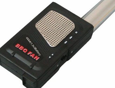 Vktech Electricity BBQ Fan Air Blower Ventilator Bellows for Barbecue Camping