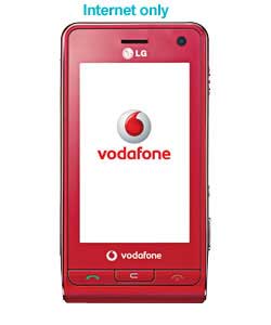 Vodafone LG KU990 Viewty Red Mobile Phone
