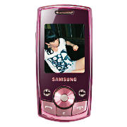 Samsung J700 Mobile Phone Pink