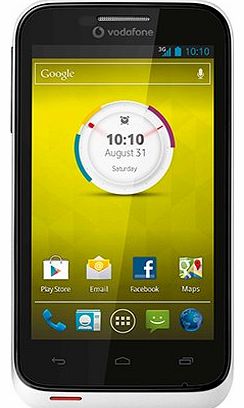 Vodafone Smart 3 Pay As You Go / Payg Mobile Phone- 4GB- White