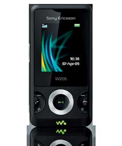 vodafone Sony Ericsson W205