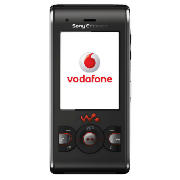 Vodafone Sony Ericsson W595 Mobile Phone Black