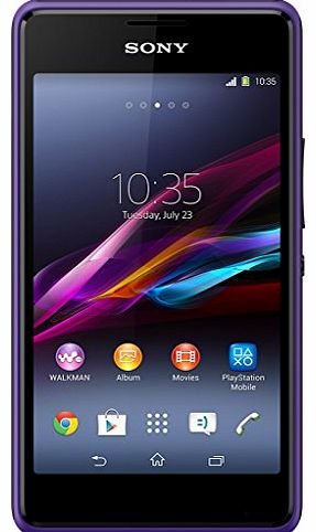 Sony Xperia E1 Pay as you go Handset - Purple/Black