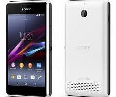Sony Xperia E1 Pay as you go Handset - White/Black
