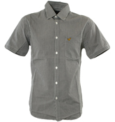 Voi Jeans Black and White Check Short Sleeve Shirt