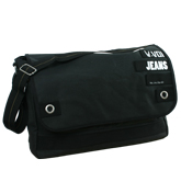 Voi Jeans Black Canvas Despatch Bag