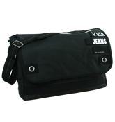 Black Canvas Despatch Bag