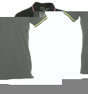 Black Fleck Pique Polo Shirt