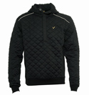Black Quilted Hoody
