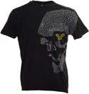 Black T-Shirt with Diamonte Design