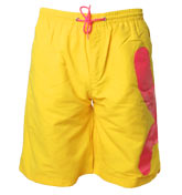 Voi Jeans Bright Yellow Swim Shorts