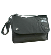 Dark Grey Canvas Despatch Bag