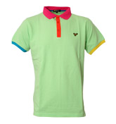 Pastel Green Pique Polo Shirt