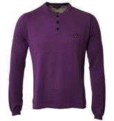 Purple Button Fastening Sweater (Claim)