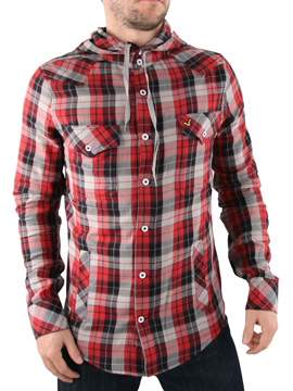 Red Hell Hooded Shirt