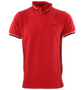Red Pique Polo Shirt (Redland)