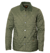 Sage Green Quilted Nylon Jacket (New