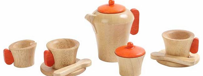 Voila Pretend and Play Wooden Tea Set Toy