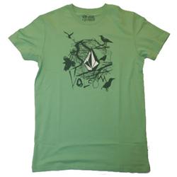 Branches & Birds Organic T-Shirt -Light Grn