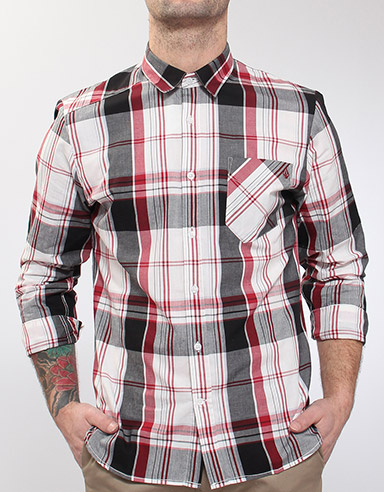 Ex Factor Plaid Shirt - Lumber Jack Red
