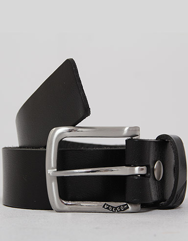 Volcom JBV Leather belt - Black