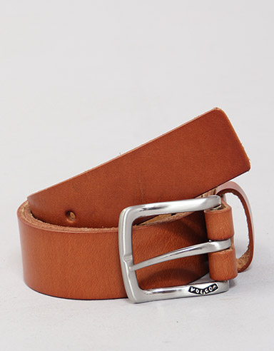 Volcom JBV Leather belt - Brown