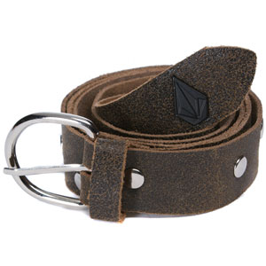 Volcom Ladies Chain Gang Soft leather belt - Black