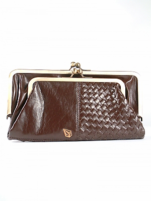 Volcom Ladies NYC CLUTCH WALLET E603808002 - BRN