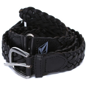 Vertigo Braided Leather belt - Black