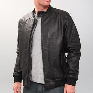 Lawler Leather jacket - Black