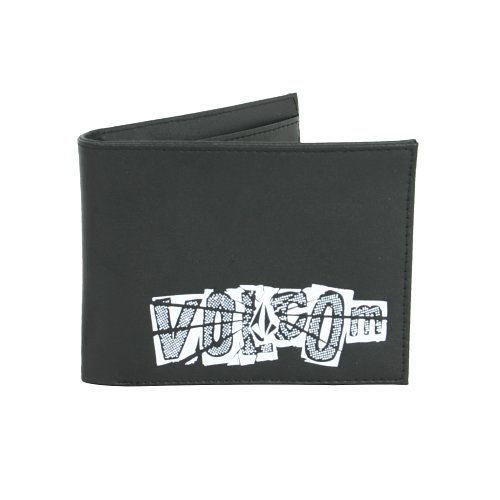 Mens Volcom Causey 2 Fold Wallet Black