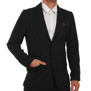 Volcom Stone Suit Jkt Suit jacket - Black Stripe