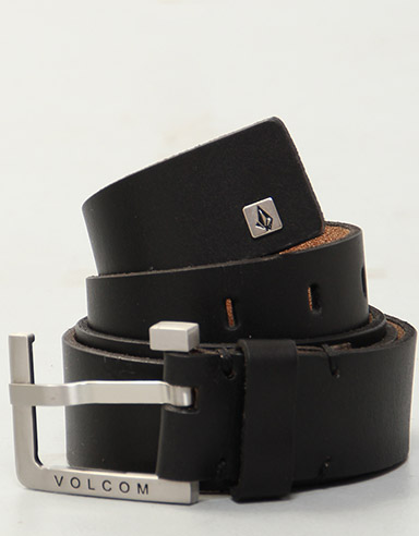 Volcom Sumthing Missing Leather belt - Black