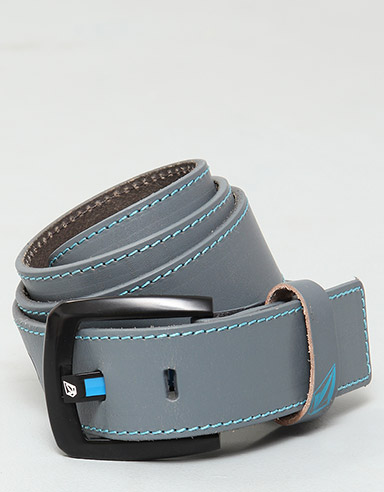 Thyme Leather belt - Grey Vintage