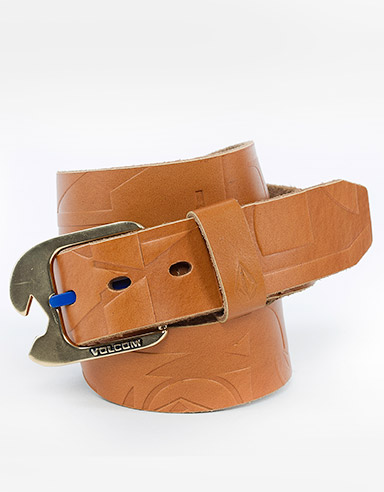 Typo Leather belt