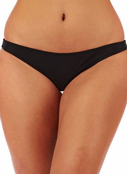 Volcom Womens Volcom Simply Solid Full Bikini Bottom -