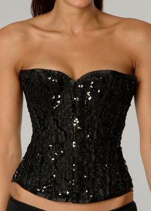 Sequins & Lace overbust corset